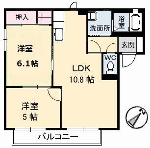 コスモタウン森岡Ⅱ　Ａ棟 A0205号-16