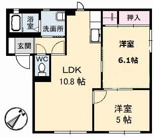 コスモタウン森岡Ⅱ　Ａ棟 A0103号-16