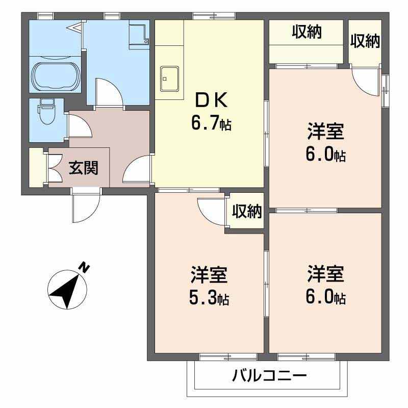 ディアス南幸 C棟 C0210号-16