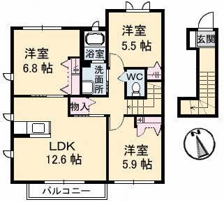 セントラル　ヴィラッジュ　Ｂ棟 B0203号-13