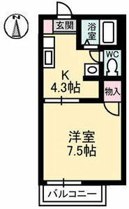 フレグランス野崎　Ｂ棟 B0203号室