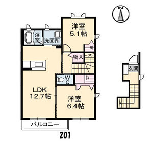 ソレアード操山　Ｄ棟 A0201号室