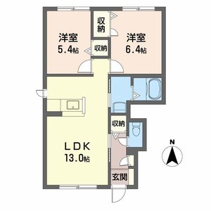 レジデンス原尾島　Ｄ棟 A0101号室
