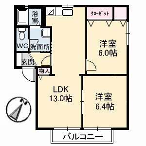 フレグランス・プラザ　Ｂ棟 B0202号室