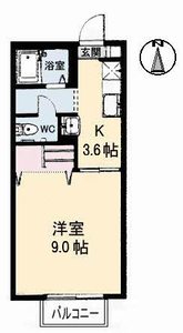 クレッシェンド A0202号室