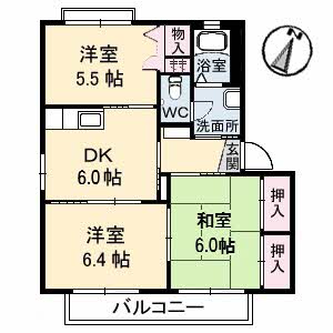 ノーブルハイツ　　Ａ棟 A0202号室