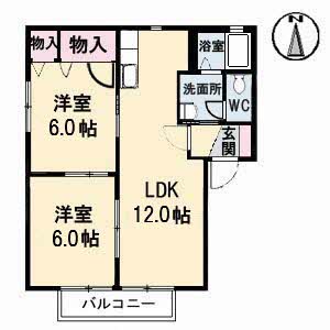ラ・パーチェ　ナガオカ　　Ａ棟 A0201号-3