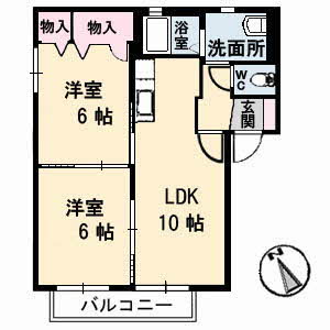 ウェスト・バレイ A0201号室