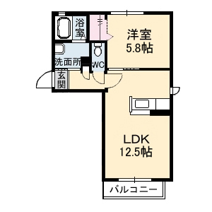 シャーメゾンデュオ　Ｂ棟 B0103号室