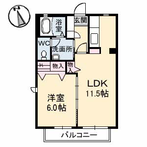 コンフォール椿高下　Ｂ棟 B0105号室