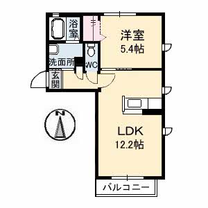 シャーメゾンセシリエール　Ｂ棟 B0201号室