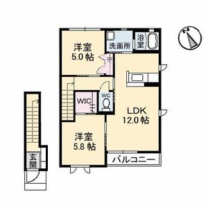 カトルフィーユ迫間　Ａ棟 A0202号室