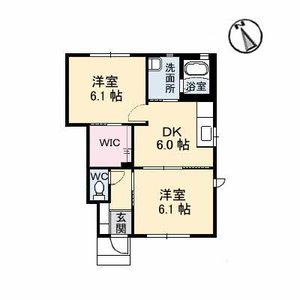 カトルフィーユ迫間　Ａ棟 A0102号室