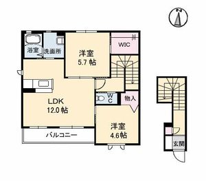 シャーメゾンつばき　３番館 C0201号室