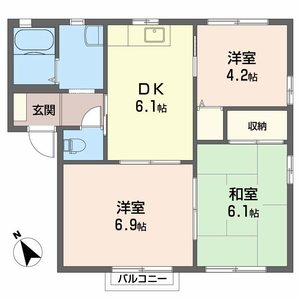 メゾン喜多川　Ａ棟 A0203号-2