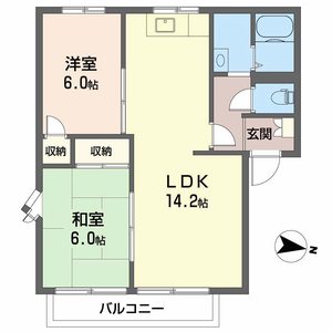 ガーデンハイツ　Ｂ棟 B0203号室