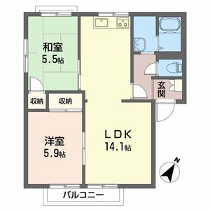 ニューライム頼木　Ｂ棟 B0203号-16