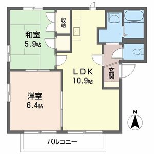 フォーレス上泉　Ａ棟 A0201号室