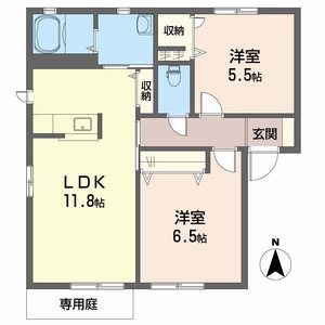 シャーメゾン山内　Ａ棟 A0102号-16