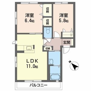 シャーメゾンエンギ　Ａ棟 A0201号室
