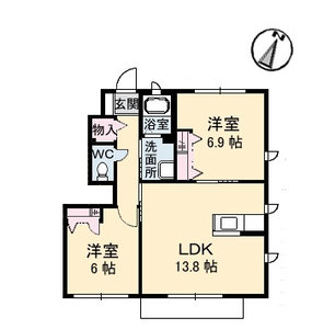 シャーメゾン中之庄 A0101号-2