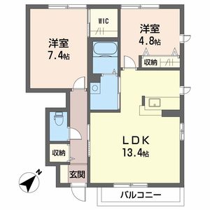 シャーメゾン常盤　Ａ棟 A0102号-2