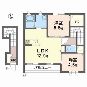 シャーメゾン横黒　Ａ棟 A0202号-2