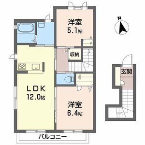 シャーメゾン横黒　Ｂ棟 B0206号室