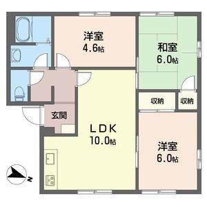 アークヒルズ中村　Ｄ棟 D0110号室