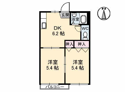 パークハイツ A棟 A0203号-14