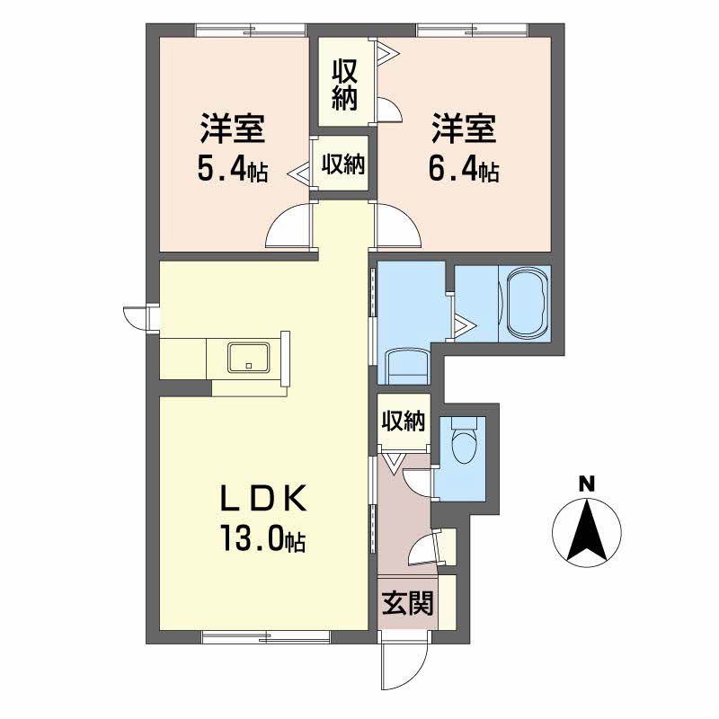 レジデンス原尾島　Ｄ棟 A0101号-2