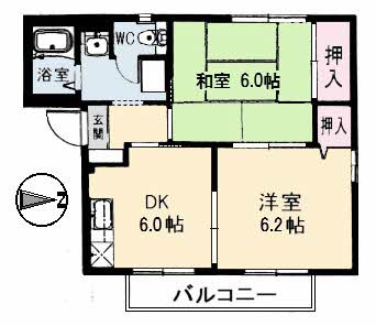 ハイツ紫福苑　Ｂ棟 B0202号-12