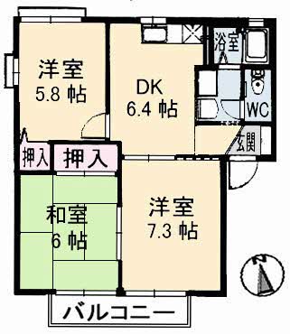 ディアス高島 B棟 B0201号-16