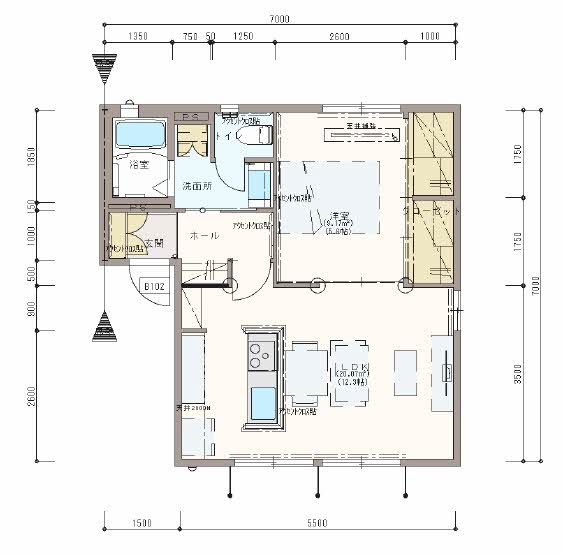 Ｔ　クレマチス　新保　Ｂ棟B0102-2