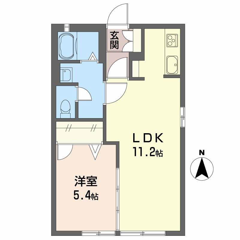 Ｔ．クレマチス．新保　Ｃ棟A0101-2