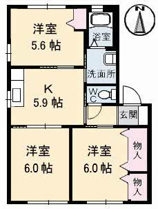 シャーメゾン　ジョリー・オー　Ⅱ番館B0102-2