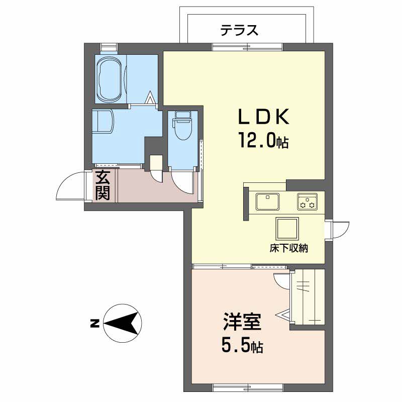 ラ・パルテール新屋敷 Ⅱ B0101号-2