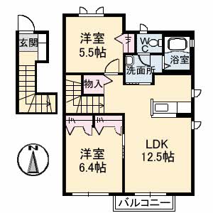 パルク・ギオーネ　四番館D0202-2