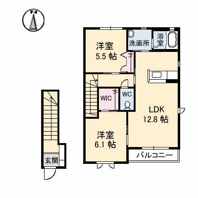 メゾンボヌール　Ｂ棟 B0202号-13
