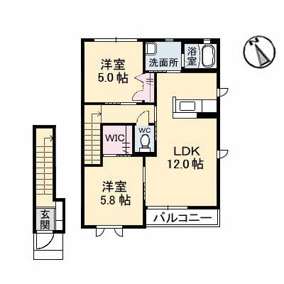 カトルフィーユ迫間　Ａ棟 A0202号-13