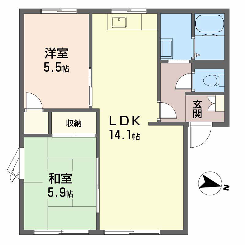 ガーデンハイツ　Ａ棟 A0101号-16