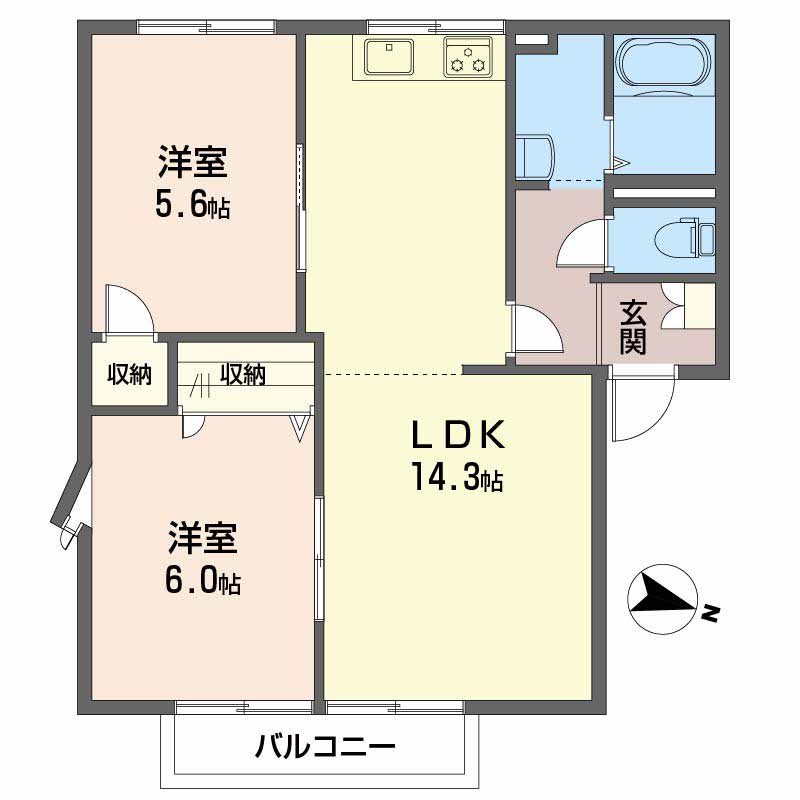 ガーデンハイツ A棟 A0201号-16