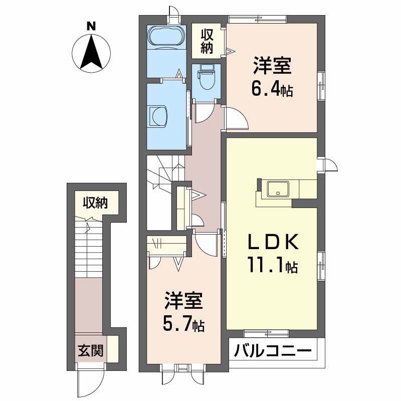 シャーメゾン長津 A0201号-3