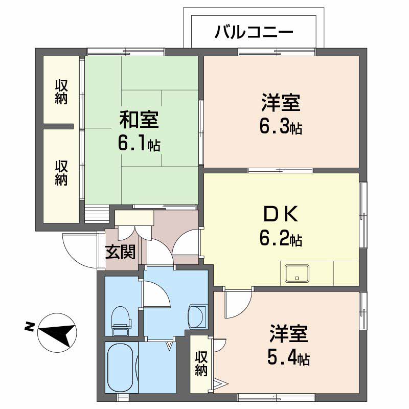 ディアスしまなみ B棟 B0206号-16