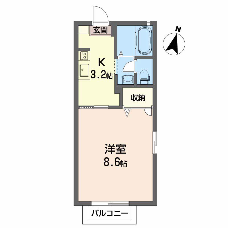 シャーメゾン八雲　Ａ棟A0103-2