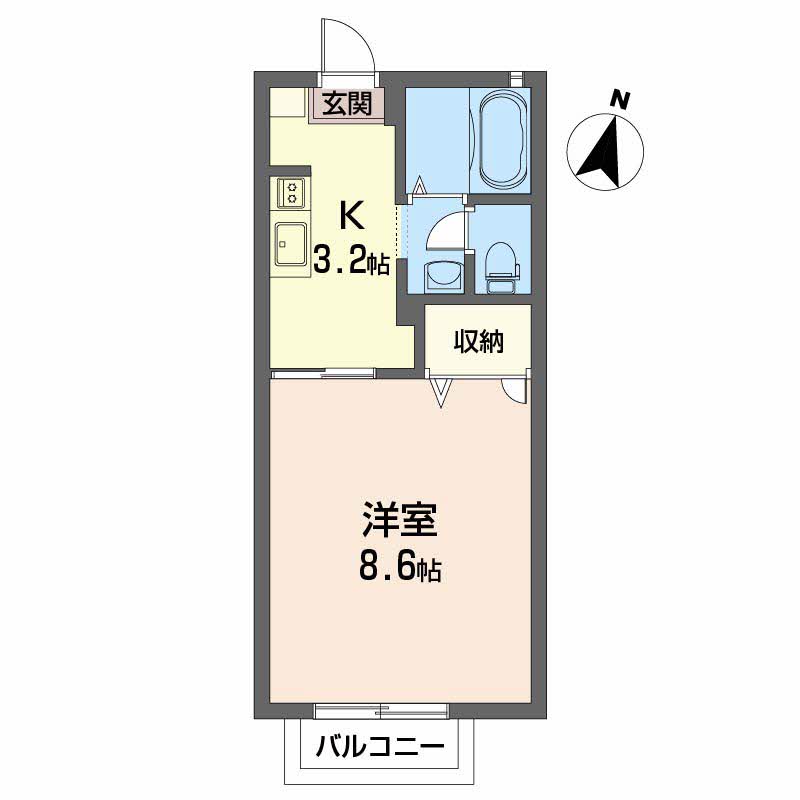 シャーメゾン八雲　Ａ棟A0202-2