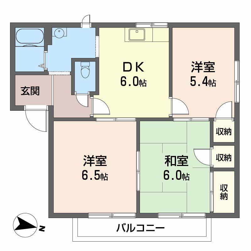 フローラルハイム　Ａ棟A0201-2