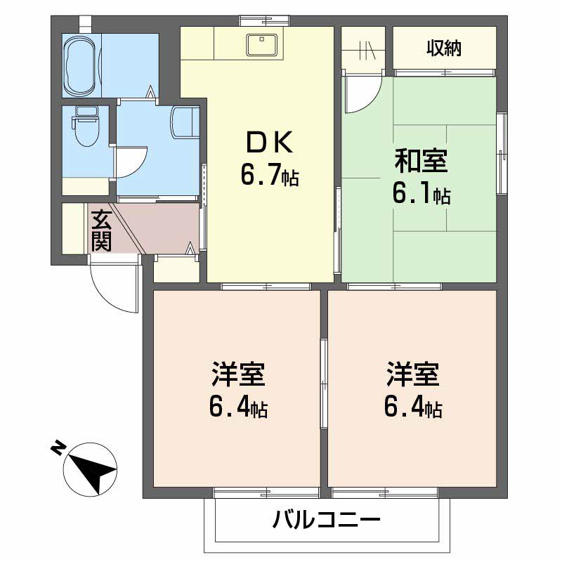 ハイムＡ．Ｄ．２１　Ｃ棟C0210-2