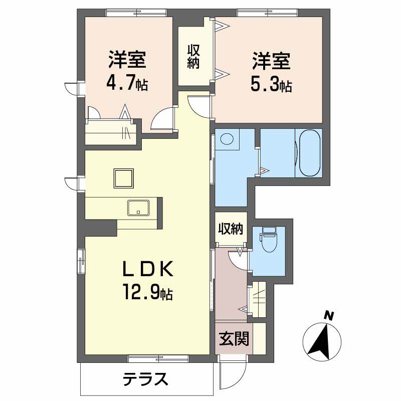 シャーメゾンサンヒルズ B棟 B0103号-3