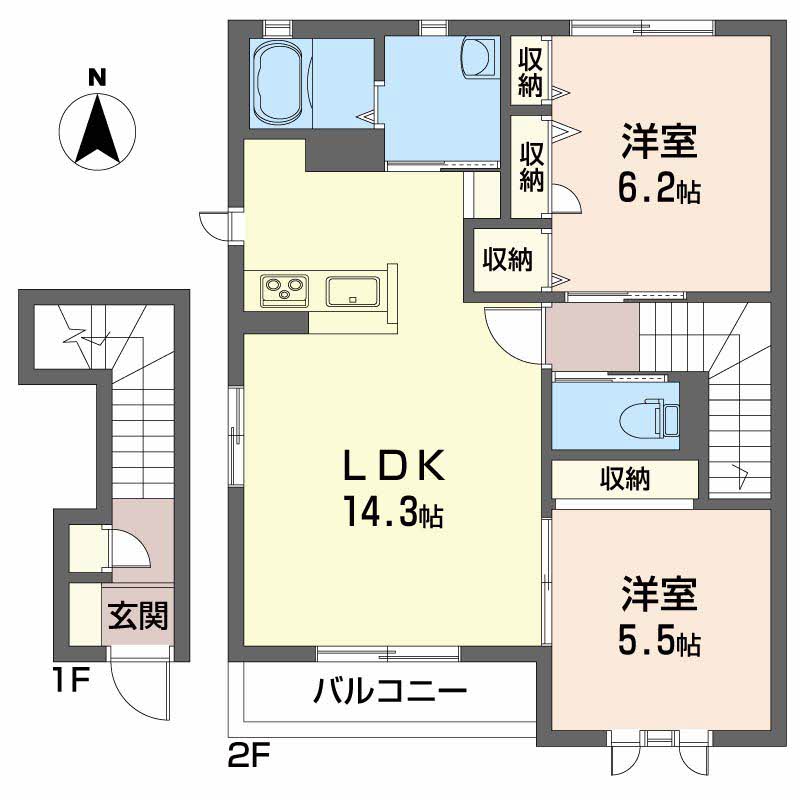 Ｕ．Ｔ．Ｓ．金栄　Ａ棟A0201-2